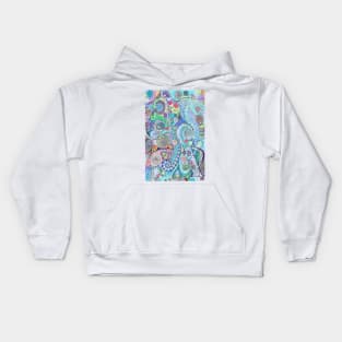 Spirals and swirls Kids Hoodie